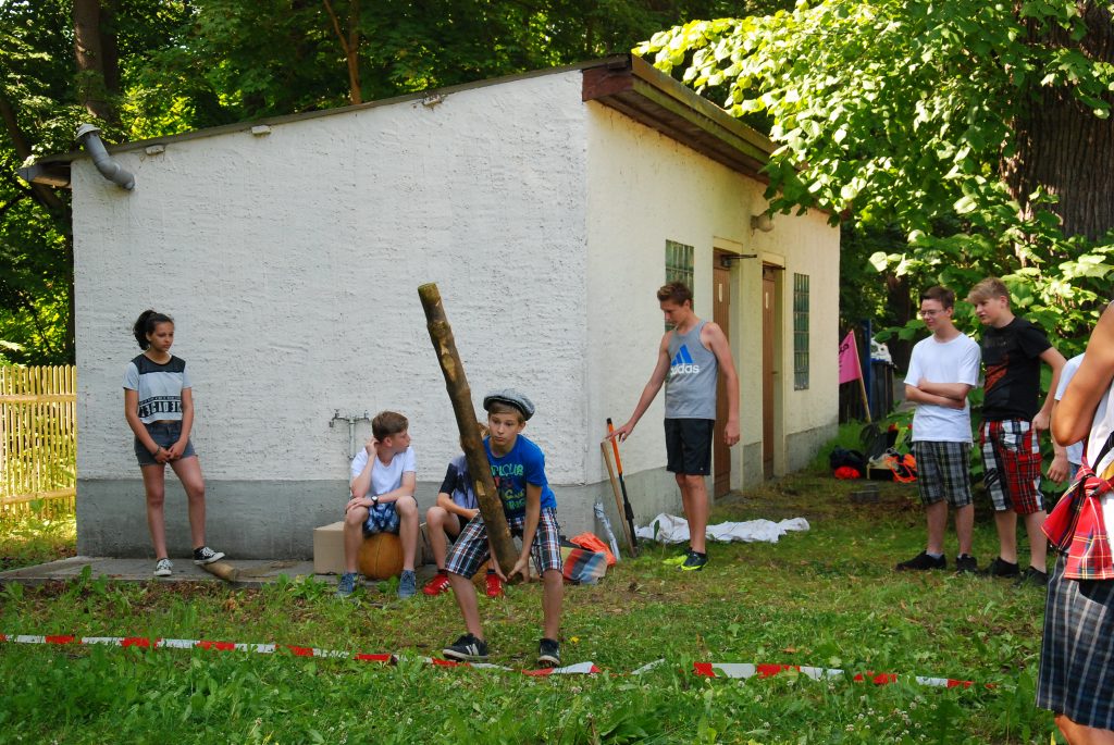 Eine schöne Tradition: Highland-Games am Gymnasium Schmölln.