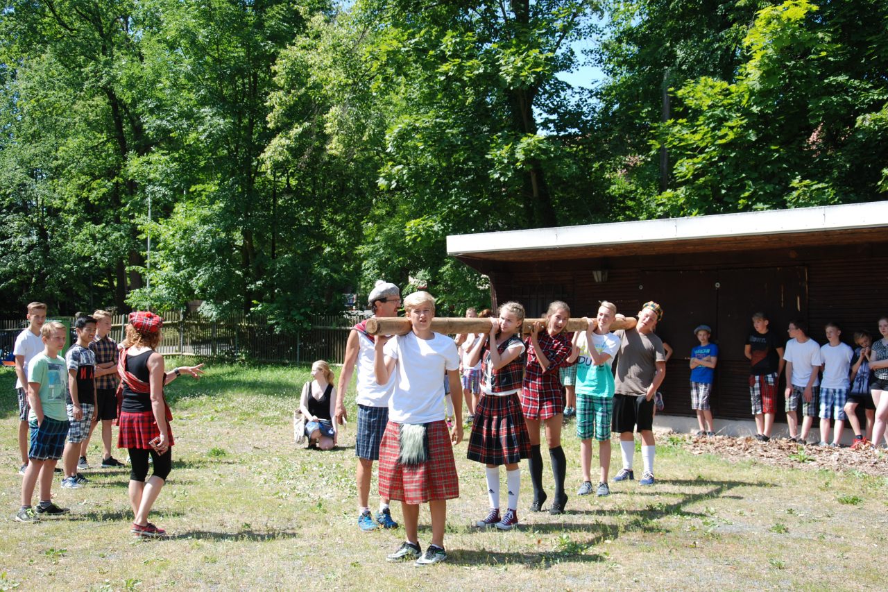 Der Förderverein Gymnasium Schmölln unterstützte die Highland-Games finanziell.